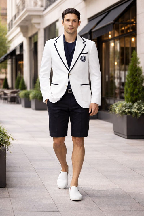 Men Blazer With Shorts - Summer Blazer with shorts