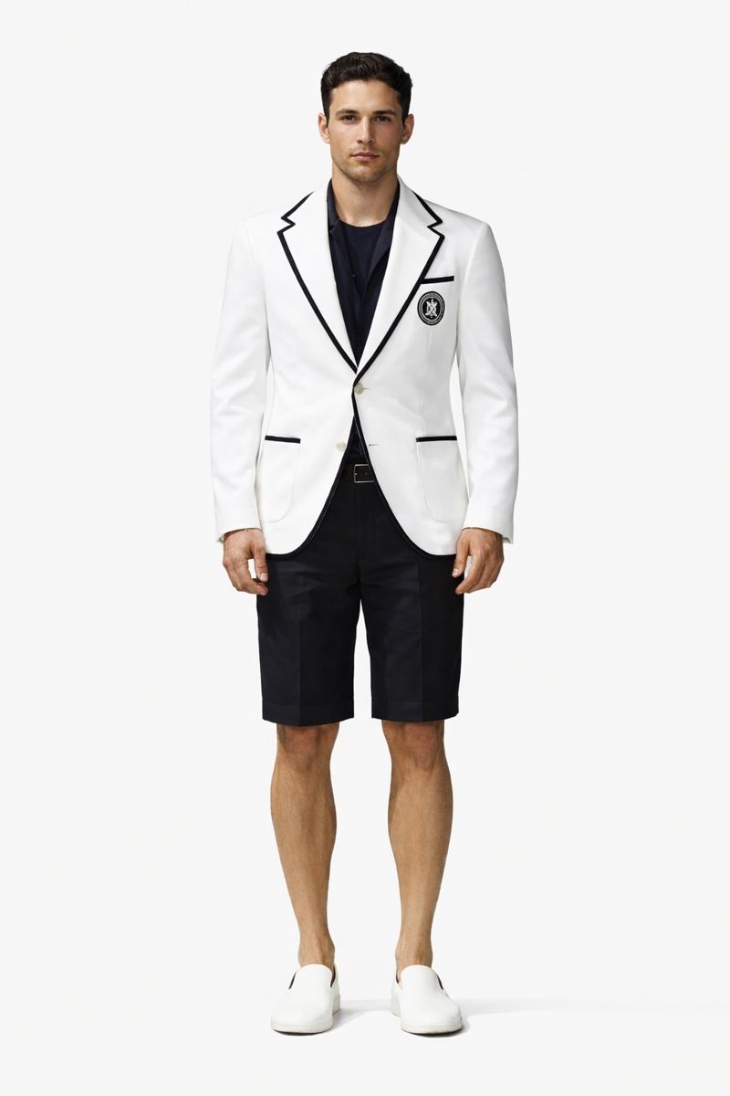 Men Blazer With Shorts - Summer Blazer with shorts