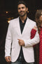 Mens White Western Blazer – Modern Fit Cowboy Tuxedo Style Western Suit