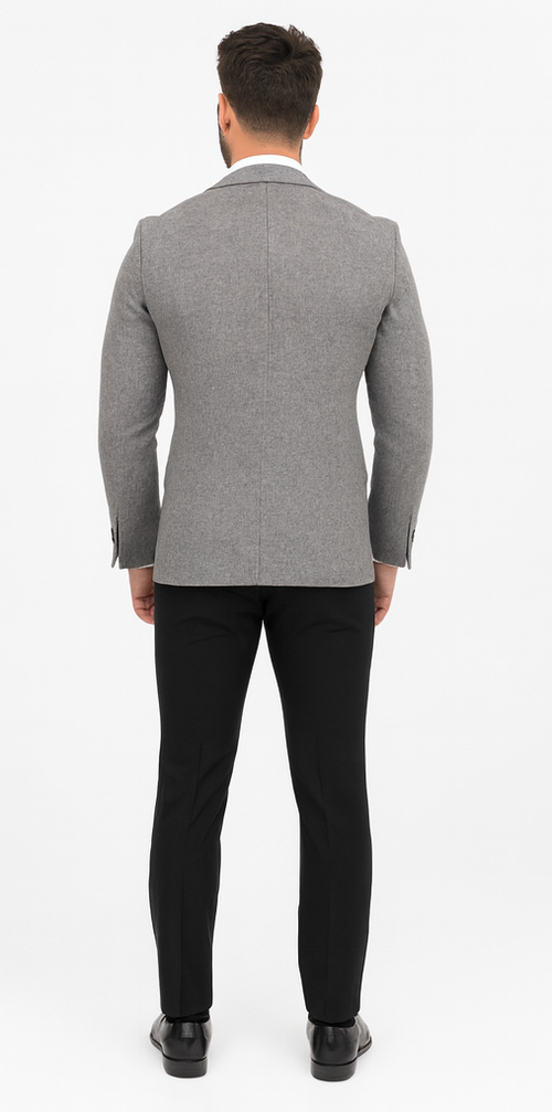 Grey Groom Suit - Mens Gray Wedding Suit