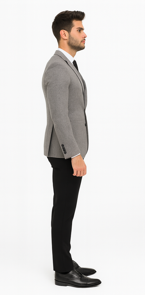 Grey Groom Suit - Mens Gray Wedding Suit