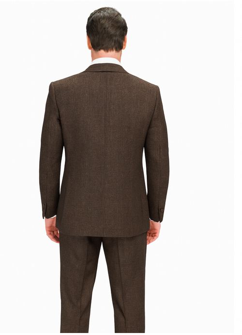 Statement Suits - Brown Wool Suits - Modern Fit Perfect for Business in 10 colors