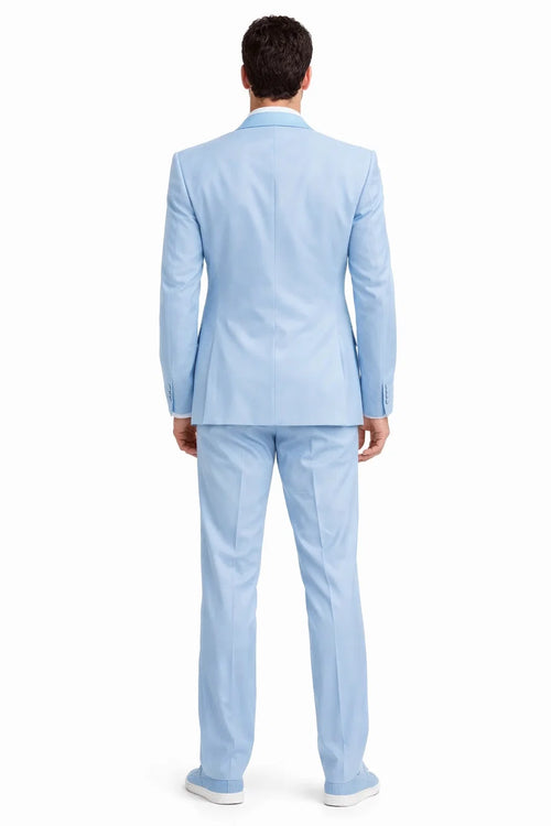 Men Tuxedo Blue and Orange