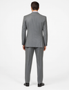 "Classic Fit Men's 3-Button Grey Vested Suit - Basic Style"