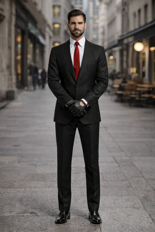 Mens Agent 47 Hitman Black Suit Costume Package Suit | Shirt | Tie