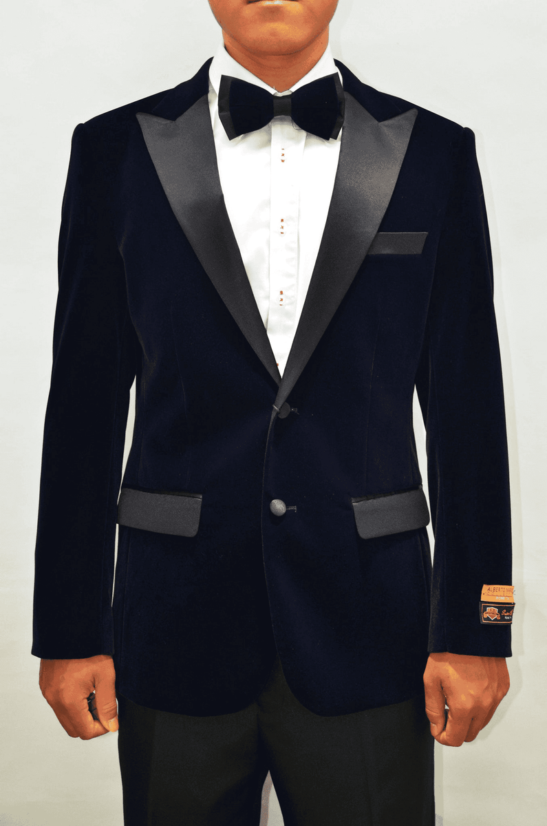 Big And Tall Men's Black Blazers Clearance Cheap Priced Velvet ~ Men's blazer Jacket / Sport Coat main image 0