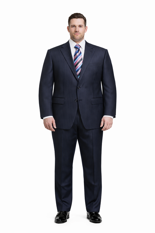 Men’s Blue Wool Suit – Classic Fit, Premium Fabric, Designer Style, All Sizes Available