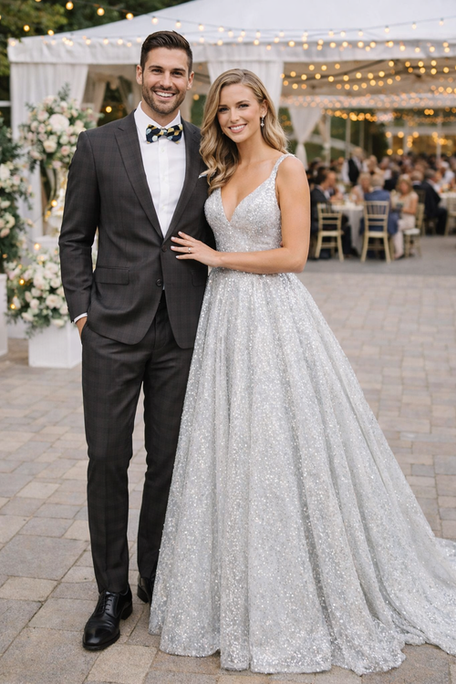 Men's Brown Plaid Slim Fit Suit by Rossiman Rossi – Peak Lapel Jacket & Tapered Pants