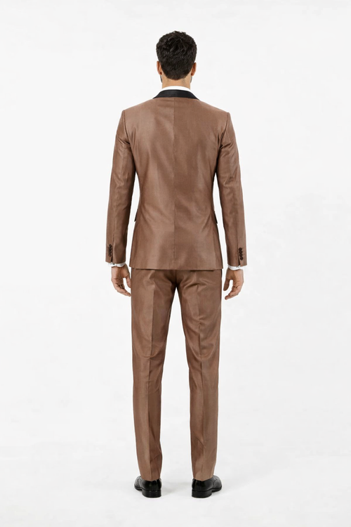 Mens Brown Wedding Suit