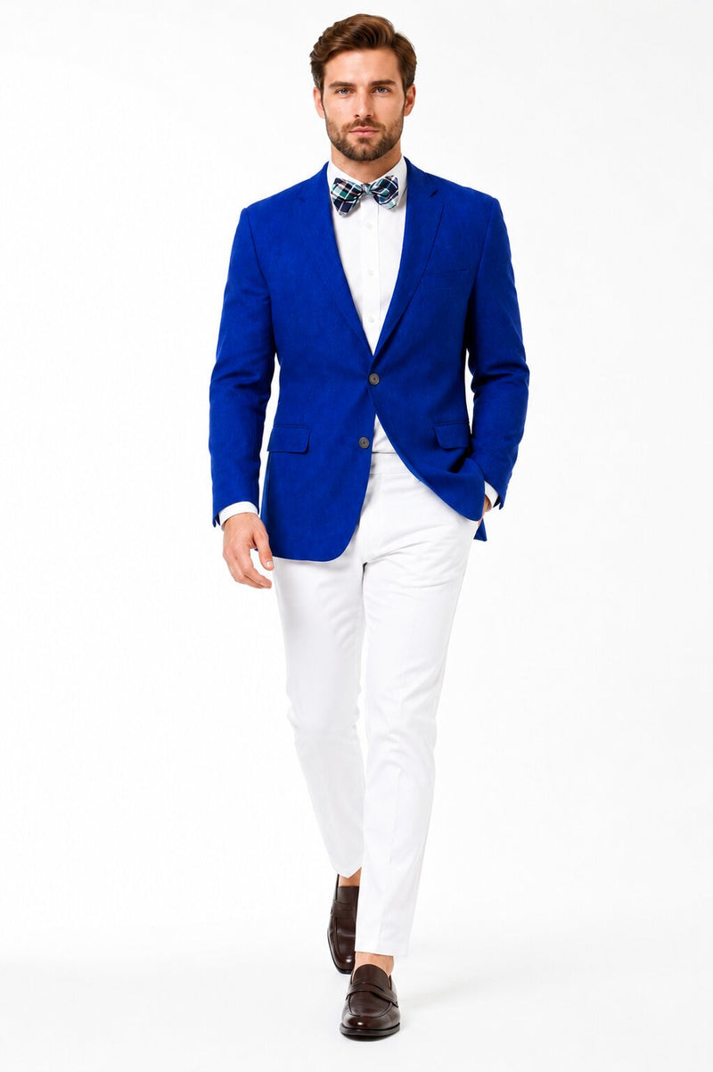 Mens Linen Blazer - Navy Linen Sport Coat - Summer Blazer