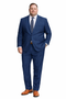 Mens Cheap Blue Suit Mens Slim Fit Suit Indigo Blue