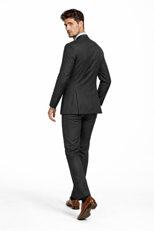 Mens Cheap Grey Suit Mens Slim Modern Suit Charcoal Grey