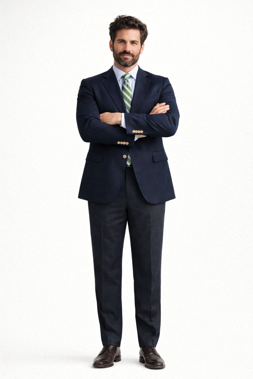 Mens Cheaped Price Suit Jackets 2 Button Big And Tall Size Blazer 56 To 80 Suit Dark Navy Cheap Priced Sport Coats - Large Sport Jacket