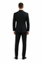 Men's Designer Vested Velvet Wedding & Prom Tuxed in Black