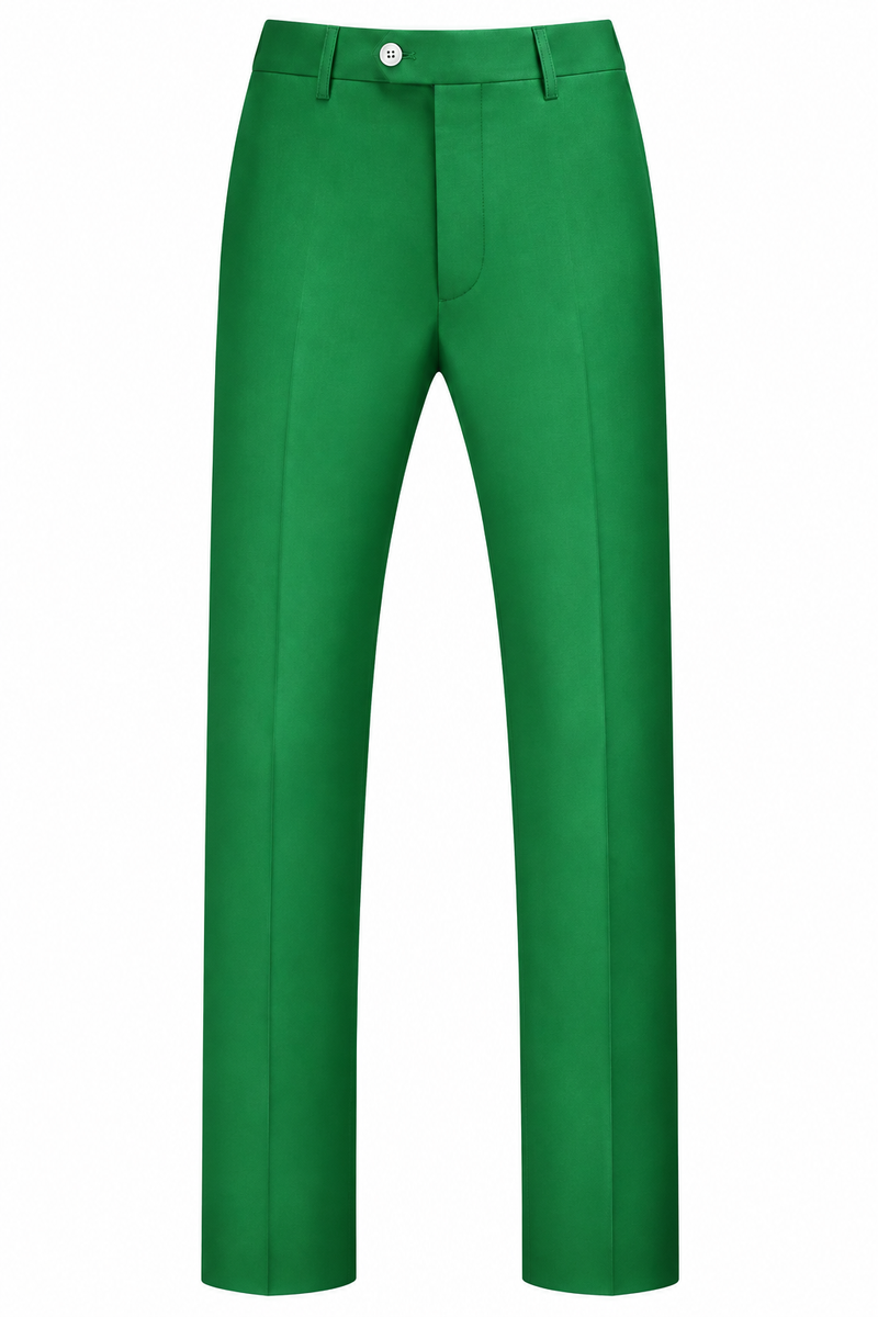 Mens Dress Pants Front Flat Fit Casual Pants