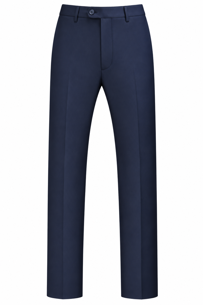 Mens Dress Pants Front Flat Fit Casual Pants