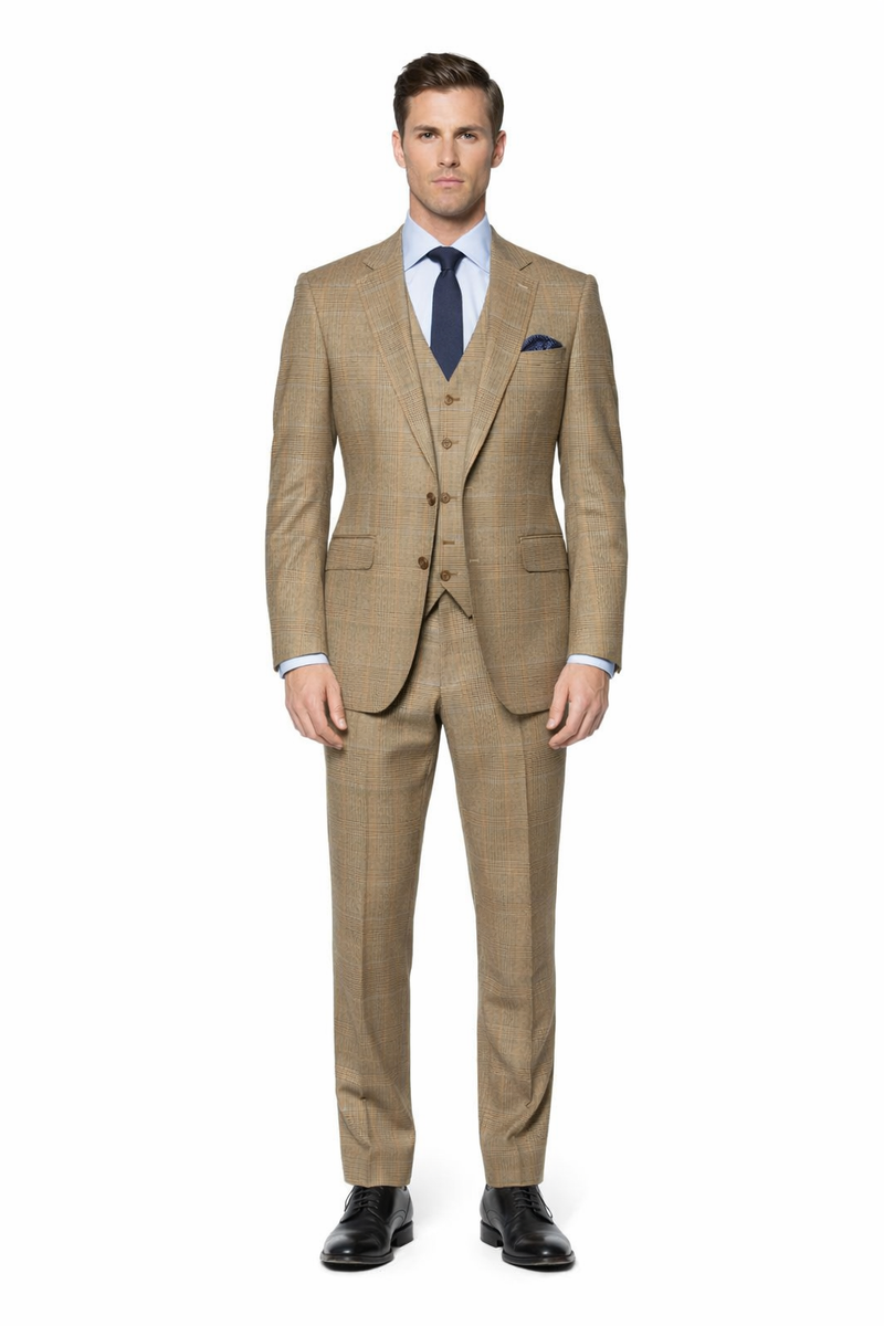 Mens Great Gatsby Costume - Great Gatsby Suit - Gatsby Clothes (Vest + Pants + Suit Shirt Tie Package)