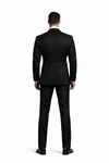 Mens Great Gatsby | Leonardo Dicaprio Vested Tuxedo in Black