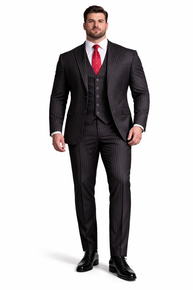 Mens Great Gatsby Outfit - 1920s Gangster Outfit Look in Black