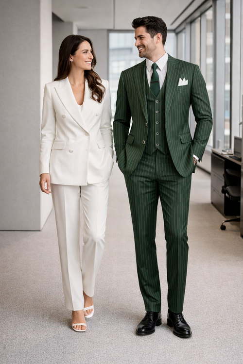 Mens Great Gatsby Outfit - 1920s Gangster Outfit Look in Hunter Green