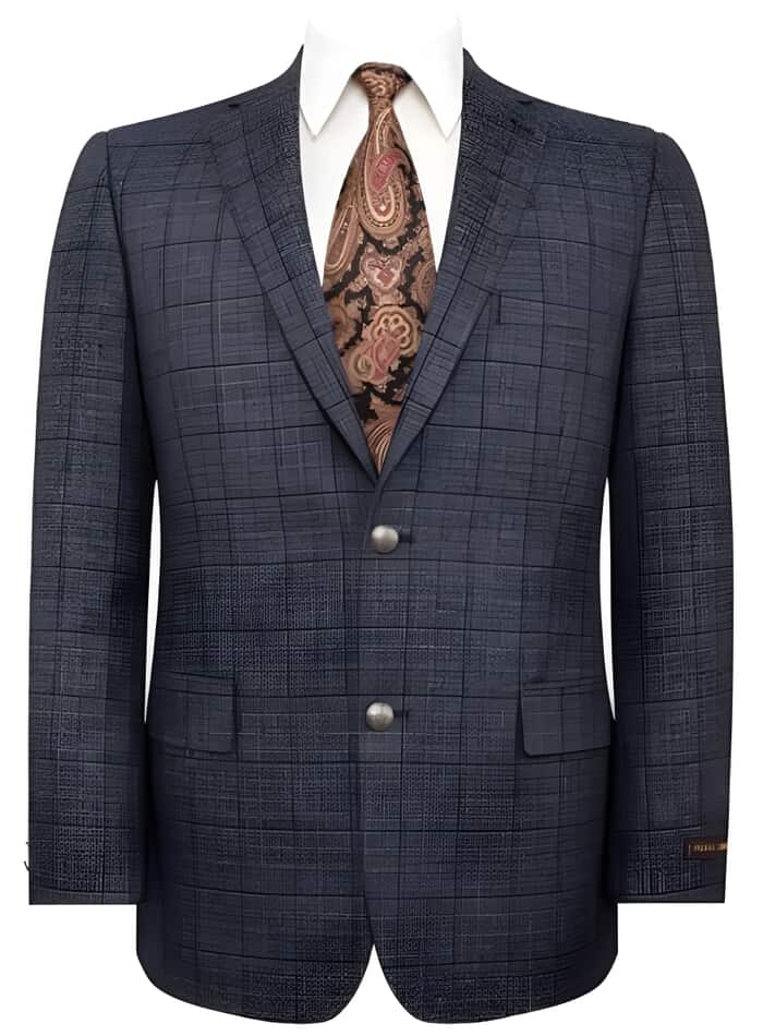 Mens 56 Long Sport Coat - Gray Color Sport Coat
