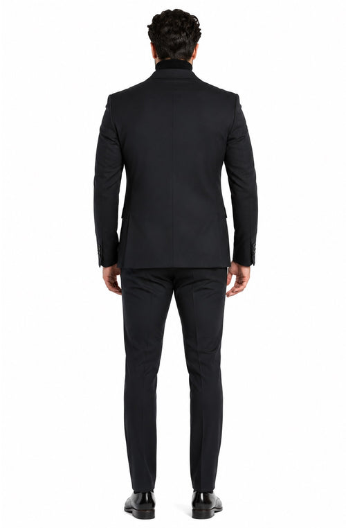 Men's John Wick Charcoal Or Black Suit Costume With Matching Turtle Neck Sweater (All Brand New)