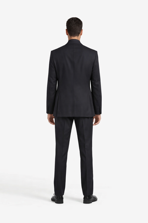 Mens John Wick Vested Black Suit