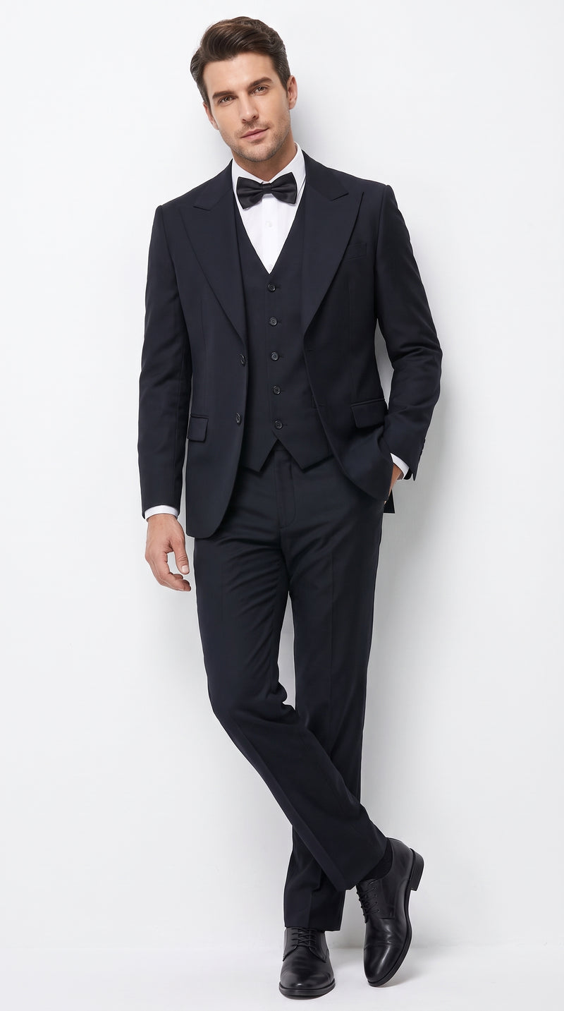 Mens Joker 2 Black 3-Piece Suit – Premium Movie-Inspired Cosplay Costume, Halloween & Formal Dress Outfit