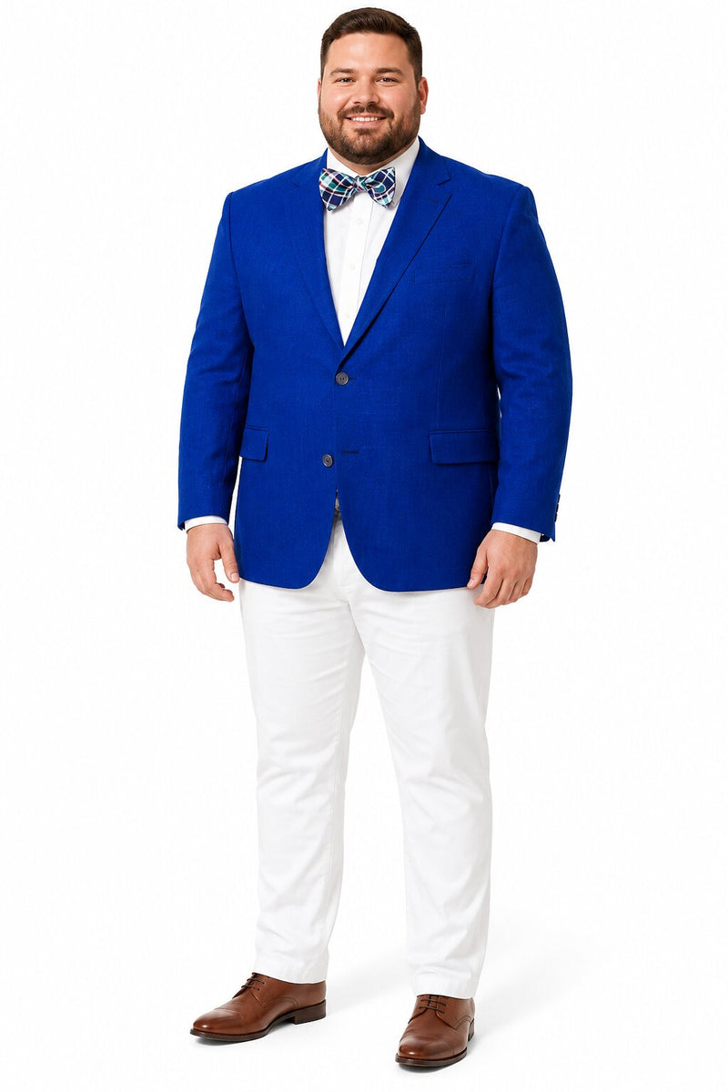 Mens Linen Blazer - Navy Linen Sport Coat - Summer Blazer