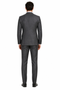Mens Mantoni Gray Suit – Classic 2 Piece Grey Suit for Wedding, Business and Formal Wear