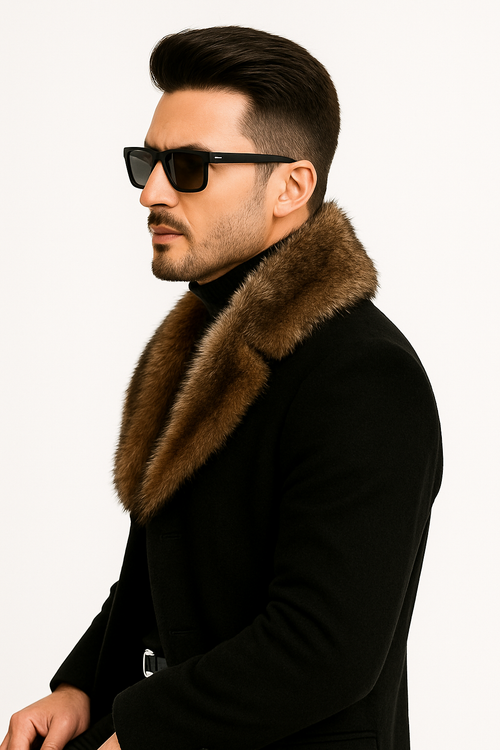 Mens Mid-Length Coats - 3/4 Length Mens Coat