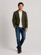 Mens Olive Green Winter Blazer - Hunter Sport Coat jacket Modern Fit 2 Buttons Style Notch