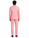 Mens Pink Double-Breasted Suit with Gold Buttons