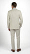 Mens Real ENZO Tovare Linen Spring Summer Suit â Lightweight Breathable Light Beige Wedding Suit