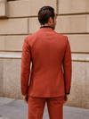 Luxury Men’s Red Suit with Vest – Modern Formal Attire
