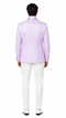 Men's Slim Fit Wedding & Prom Tonal Paisley Tuxedo Lavender Jacket