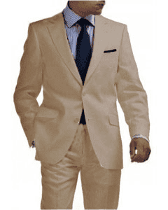 Mens Tan Linen Suit - AlbertoNardoniStore