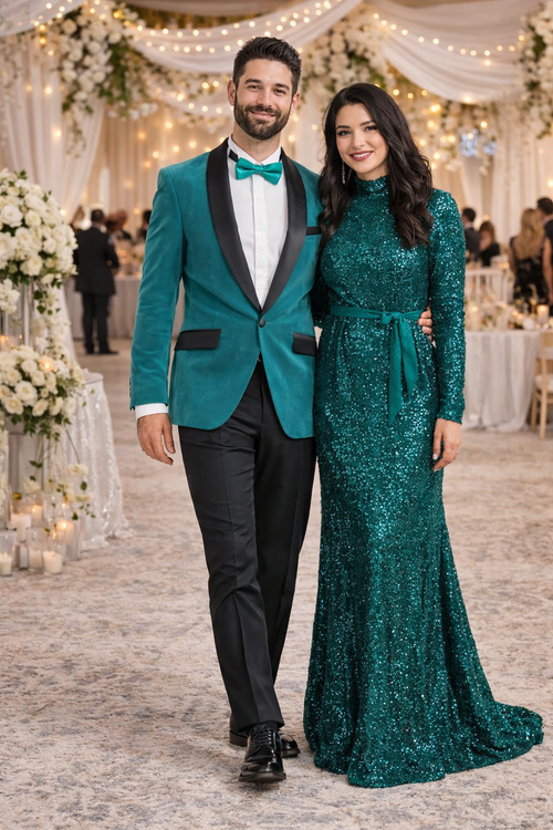 Mens Turquoise Blazer - Turquoise Suit Jacket