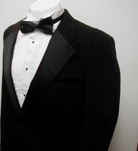 Wholesale Mens Jackets - Wholesale Blazer -Black Tuxedo Blazer