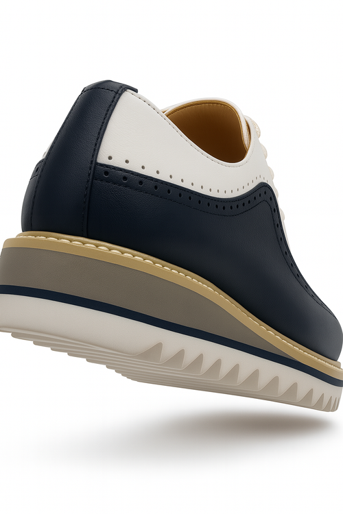 Two-Tone Burnished Brogue Oxford