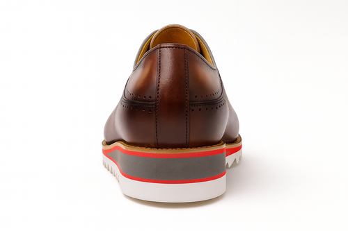 Two-Tone Burnished Brogue Oxford