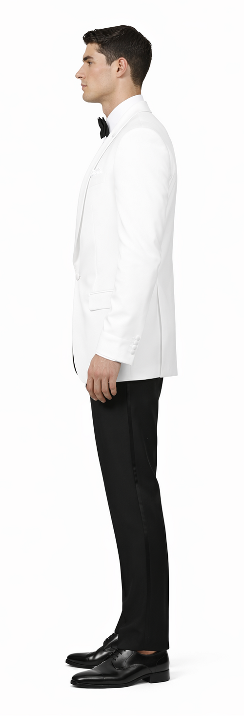 Mens White Dinner Jacket