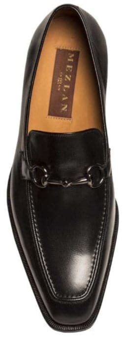 Mezlan Tours Black Calfskin Loafers – Horsebit Slip-On Dress Shoes (Size 10.5 Last Call)