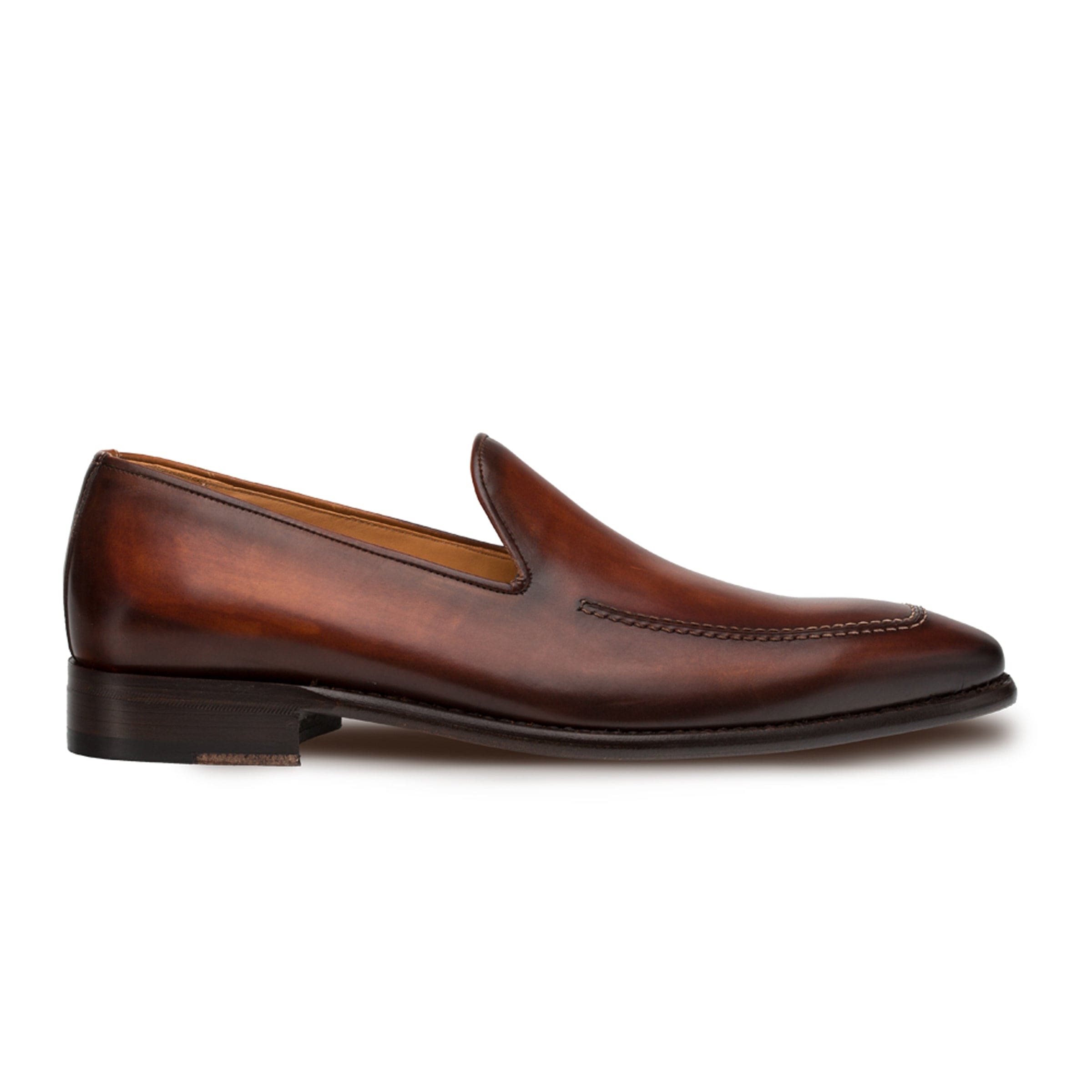 Mezlan Curtana Men’s Cognac Calfskin Slip-On Dress Loafer
