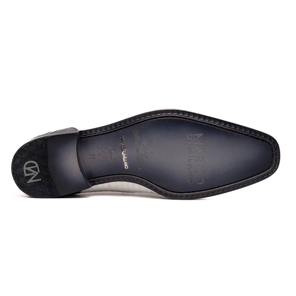 Marco Di Milano Moncalieri White Dress Derby Oxfords