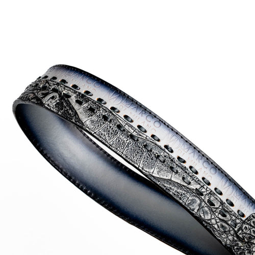 Marco Di Milano Montana Belt - Stone Gray Leather Loafer
