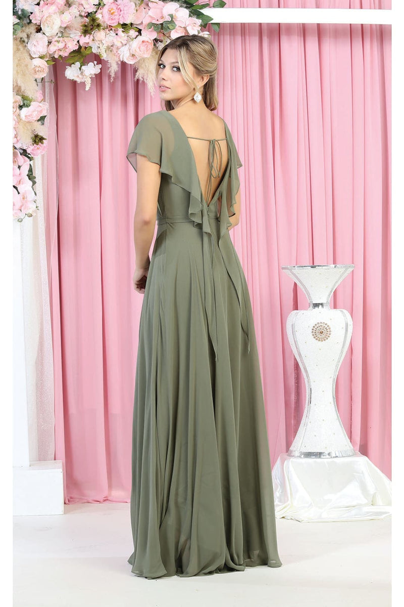 Plus Size Long Evening Gown Maxi Formal Dress for Women By May Queen MQ1917