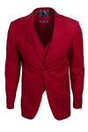 "Mens Stacy Adams Suit - Stacy Adams Suit Men's Two Button Vested Basic Suit in Red"