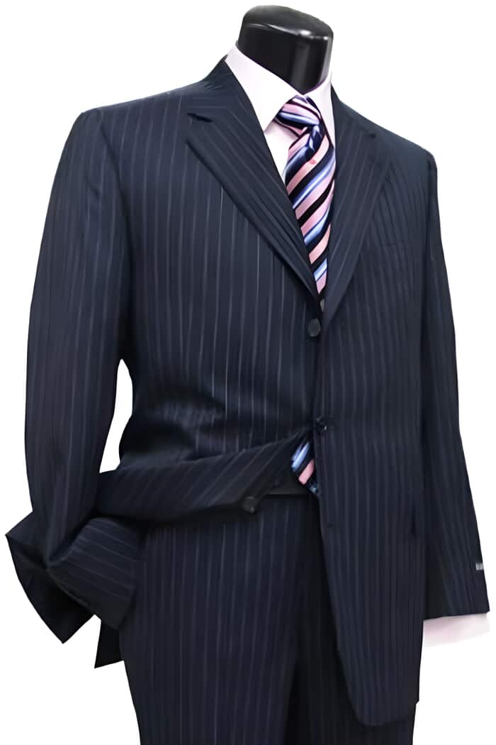 Mens Blue Wool Suit - Any Brand Style Size