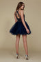 Nox Anabel B652 Navy Blue Dama Quinceanera Dress with Quince Outfit